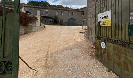 Terrassement et assainissement pour division de parcelle - ADTR à Arles